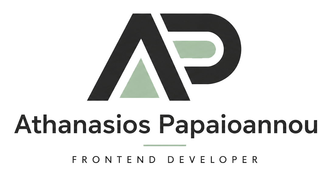 Athanasios Papaioannou - Frontend Web Developer